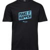 Make It Happen sininen, t-paita, puuvillaa