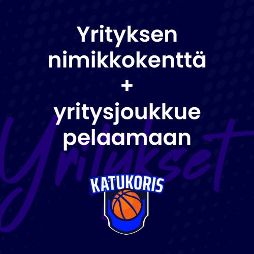 Yrityssarja – Joukkueen osallistumismaksu + nimikkokenttä