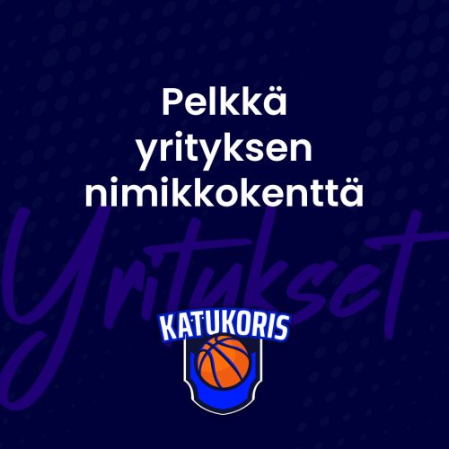 Yrityksen nimikkokenttä Katukoris-tapahtumaan